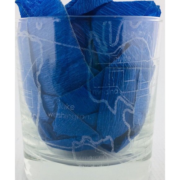 The Uncommon Green MAPS ROCKS GLASS SEATTLE Neighborhoods Etch Wiskey Glass NEW - Picture 8 of 14